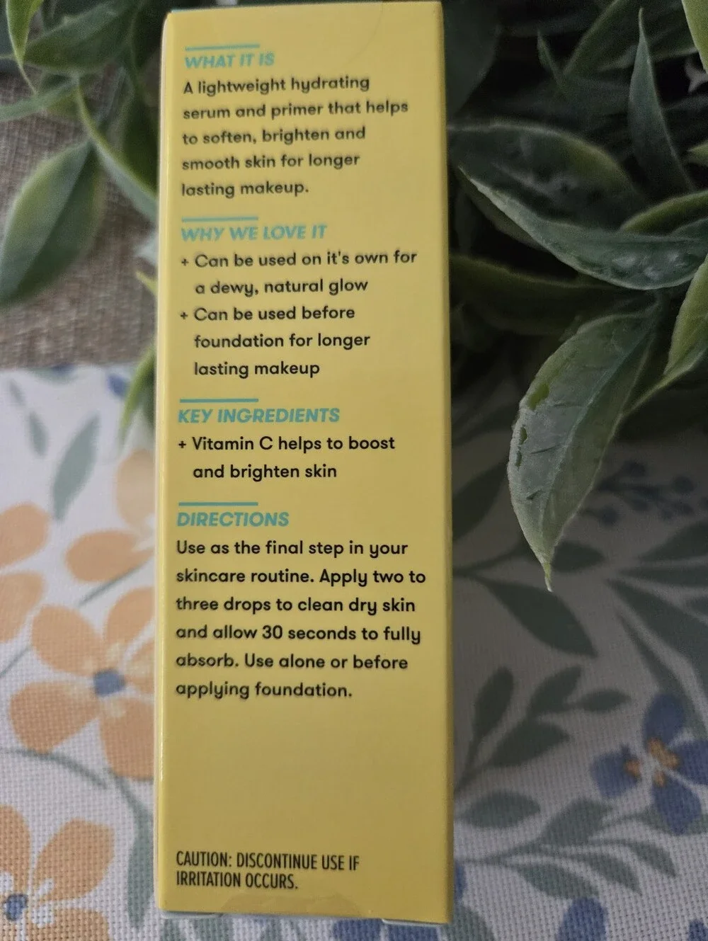Glow Serum + Makeup Primer - Yellow